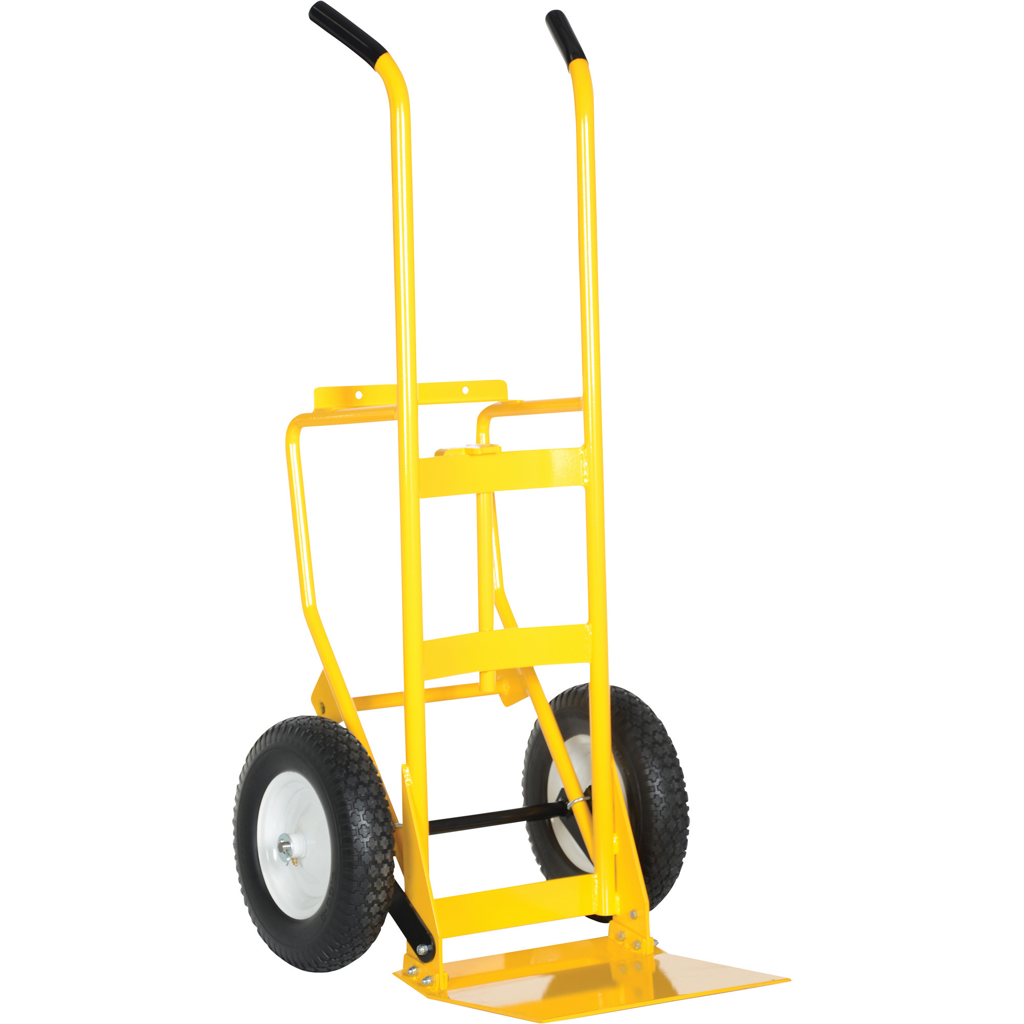 Vestil Multi-Purpose Drum and Hand Truck - 500-Lb. Capacity, Pneumatic Tires, Steel, Powder-Coated, Model# DCHT-1
